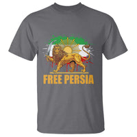 Free Persian T Shirt Iran Flag Lion And Sun Persian Pride Iranian Protests