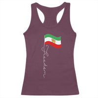 Persian Freedom Racerback Tank Top Free Iran Proud Persian Iranian