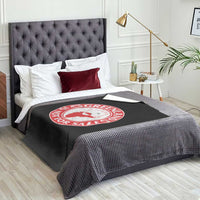 Greenland Is Not For Sale Throw Blanket Political Statement Arms of Greenland