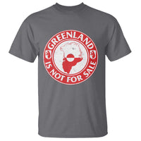 Greenland Is Not For Sale T Shirt Political Statement Arms of Greenland