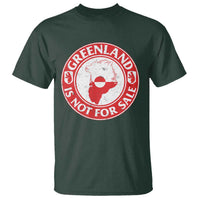 Greenland Is Not For Sale T Shirt Political Statement Arms of Greenland