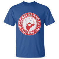 Greenland Is Not For Sale T Shirt Political Statement Arms of Greenland
