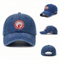 Greenland Is Not For Sale Washed Cotton Baseball Cap Political Statement Arms of Greenland