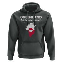 Greenland Defense Force Hoodie Political Statement Greenland Policy