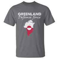 Greenland Defense Force T Shirt Political Statement Greenland Policy