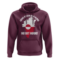 Nu Det Nuuk Leave Greenland Alone Hoodie Political Statement Greenland Policy