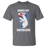 Hands Off Greenland Protest T Shirt Support Greenland Bear Holding Flag