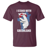 I Stand With Greenland T Shirt Polar Bear Greenland Protest