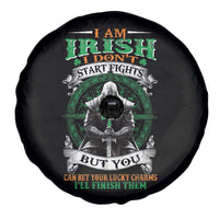Irish Pride Spare Tire Cover I Am Irish I Don't Start Fights But You Can Bet Your Lucky Charms