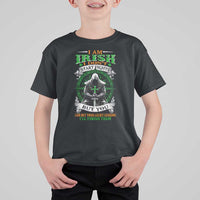 Irish Pride T Shirt For Kid I Am Irish I Don't Start Fights But You Can Bet Your Lucky Charms