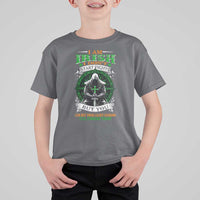 Irish Pride T Shirt For Kid I Am Irish I Don't Start Fights But You Can Bet Your Lucky Charms