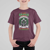 Irish Pride T Shirt For Kid I Am Irish I Don't Start Fights But You Can Bet Your Lucky Charms