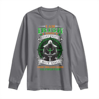 Irish Pride Long Sleeve Shirt I Am Irish I Don't Start Fights But You Can Bet Your Lucky Charms