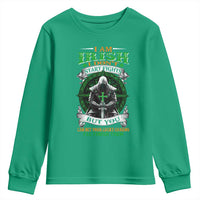 Irish Pride Youth Sweatshirt I Am Irish I Don't Start Fights But You Can Bet Your Lucky Charms
