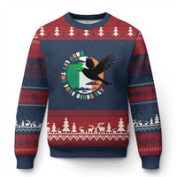 Irish Pride Ugly Christmas Sweater Baby Let The Free Birds Fly Ireland Flag Shamrock - Wonder Print Shop