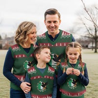 Irish Pride V-Neck Knit Sweater Vest Baby Let The Free Birds Fly Ireland Flag Shamrock - Wonder Print Shop