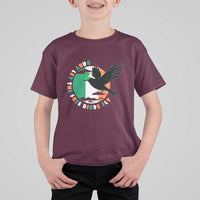 Irish Pride T Shirt For Kid Baby Let The Free Birds Fly Ireland Flag Shamrock