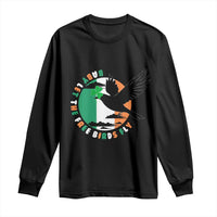 Irish Pride Long Sleeve Shirt Baby Let The Free Birds Fly Ireland Flag Shamrock