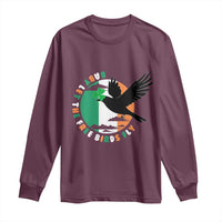 Irish Pride Long Sleeve Shirt Baby Let The Free Birds Fly Ireland Flag Shamrock