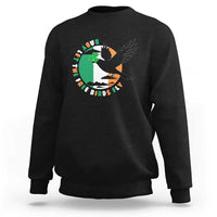Irish Pride Sweatshirt Baby Let The Free Birds Fly Ireland Flag Shamrock