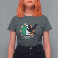 Irish Pride T Shirt For Women Baby Let The Free Birds Fly Ireland Flag Shamrock