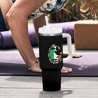 Irish Pride Tumbler With Handle Baby Let The Free Birds Fly Ireland Flag Shamrock