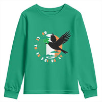 Irish Pride Youth Sweatshirt Baby Let The Free Birds Fly Ireland Flag Shamrock