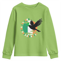 Irish Pride Youth Sweatshirt Baby Let The Free Birds Fly Ireland Flag Shamrock
