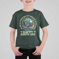 Happy Earth Day T Shirt For Kid We Are All Connected Let's Take Care Of The Earth