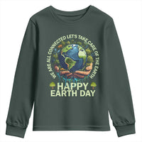 Happy Earth Day Youth Sweatshirt We Are All Connected Let's Take Care Of The Earth