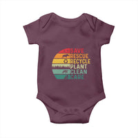 Earth Day Baby Onesie Save Bees Rescue Animals Recycle Plastic