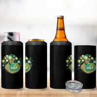 LOVE Mother Earth Day Save Our Planet Environment Green 4 in 1 Can Cooler Tumbler