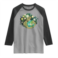 LOVE Mother Earth Day Save Our Planet Environment Green Raglan Shirt
