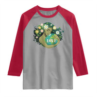 LOVE Mother Earth Day Save Our Planet Environment Green Raglan Shirt