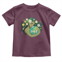 LOVE Mother Earth Day Save Our Planet Environment Green Toddler T Shirt