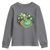 LOVE Mother Earth Day Save Our Planet Environment Green Youth Sweatshirt