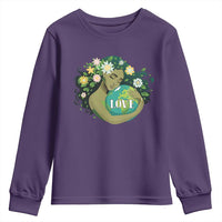 LOVE Mother Earth Day Save Our Planet Environment Green Youth Sweatshirt