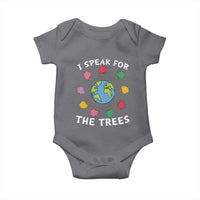 Funny Earth Day I Speak For The Trees Planet Baby Onesie Hippie