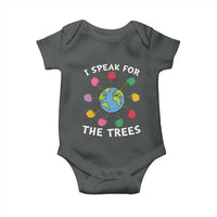 Funny Earth Day I Speak For The Trees Planet Baby Onesie Hippie