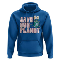 Earth Day Save Our Planet Hoodie Cute Retro Groove Flower
