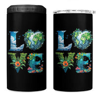 LOVE Planet Nature Anniversary Earth Day 4 in 1 Can Cooler Tumbler