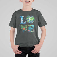 LOVE Planet Nature Anniversary Earth Day T Shirt For Kid