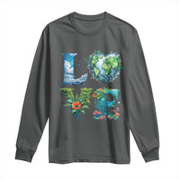 LOVE Planet Nature Anniversary Earth Day Long Sleeve Shirt