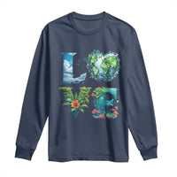 LOVE Planet Nature Anniversary Earth Day Long Sleeve Shirt