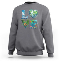 LOVE Planet Nature Anniversary Earth Day Sweatshirt