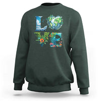 LOVE Planet Nature Anniversary Earth Day Sweatshirt