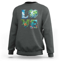 LOVE Planet Nature Anniversary Earth Day Sweatshirt