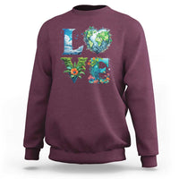 LOVE Planet Nature Anniversary Earth Day Sweatshirt