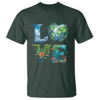 LOVE Planet Nature Anniversary Earth Day T Shirt