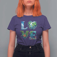 LOVE Planet Nature Anniversary Earth Day T Shirt For Women